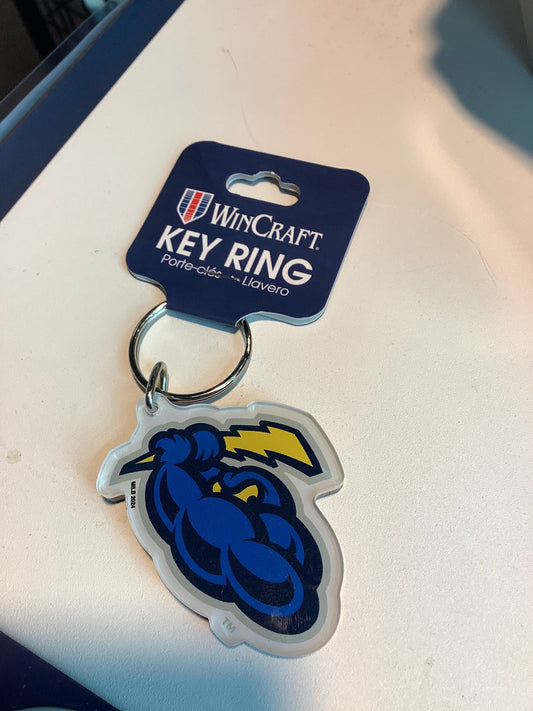 Thunder Logo Keychain-0
