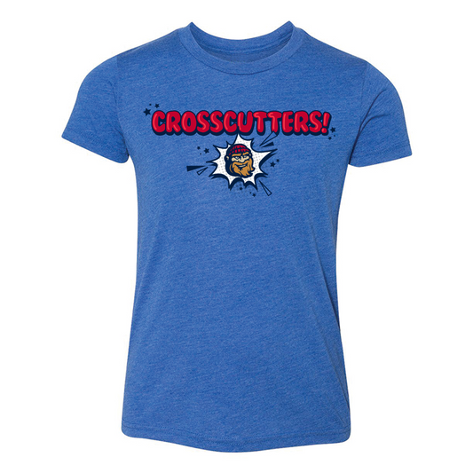 Williamsport Crosscutters Youth Comic Tshirt-0