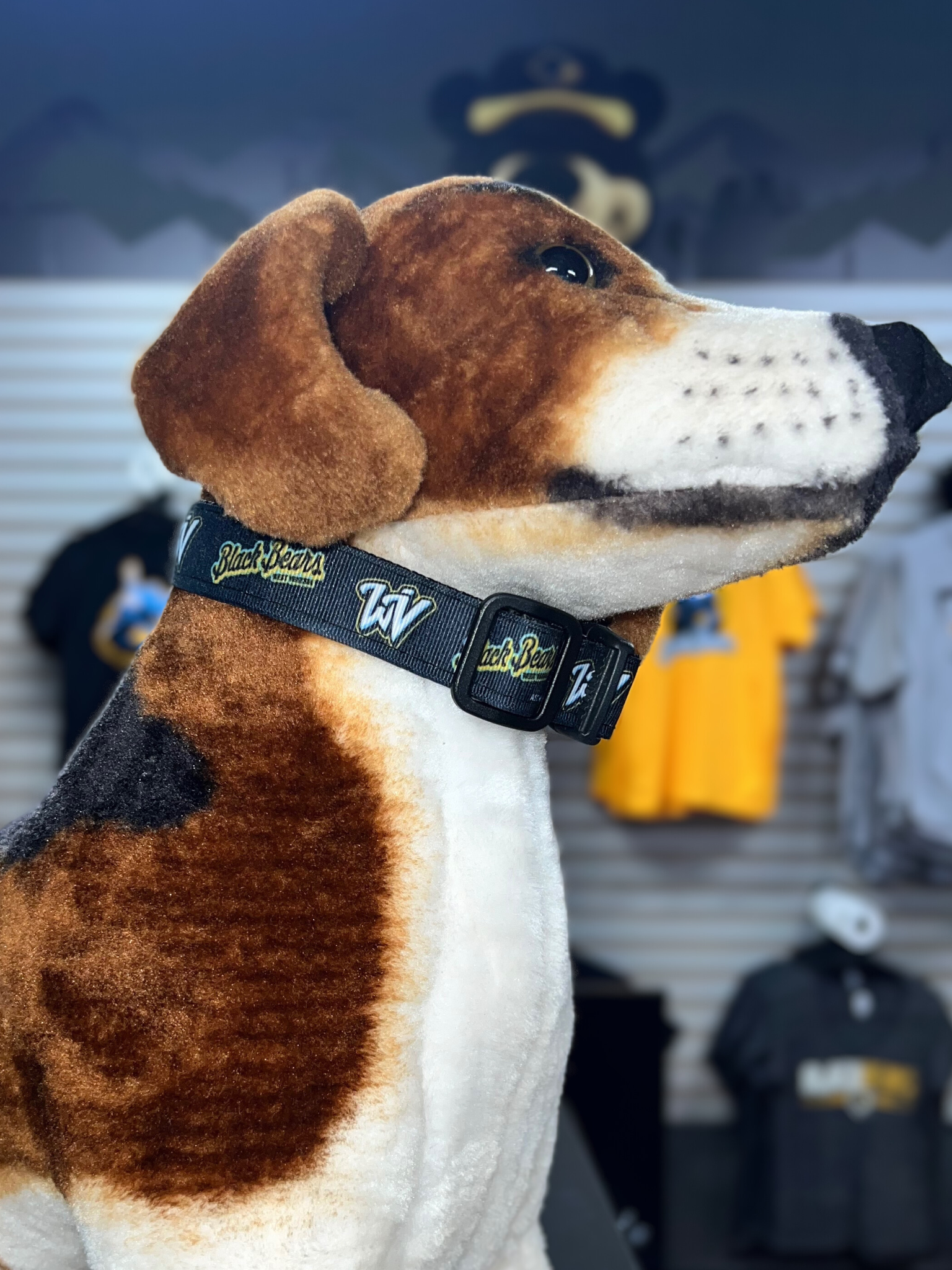 West Virginia Black Bears Dog Collar-1