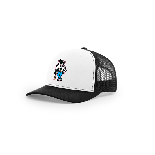 Dairy Daddies Trucker Cap - White/Black-0