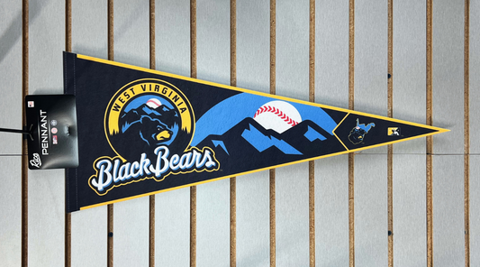 West Virginia Black Bears 12X30 Pennant-0