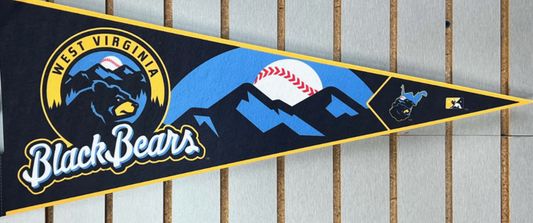 West Virginia Black Bears 12X30 Pennant-1