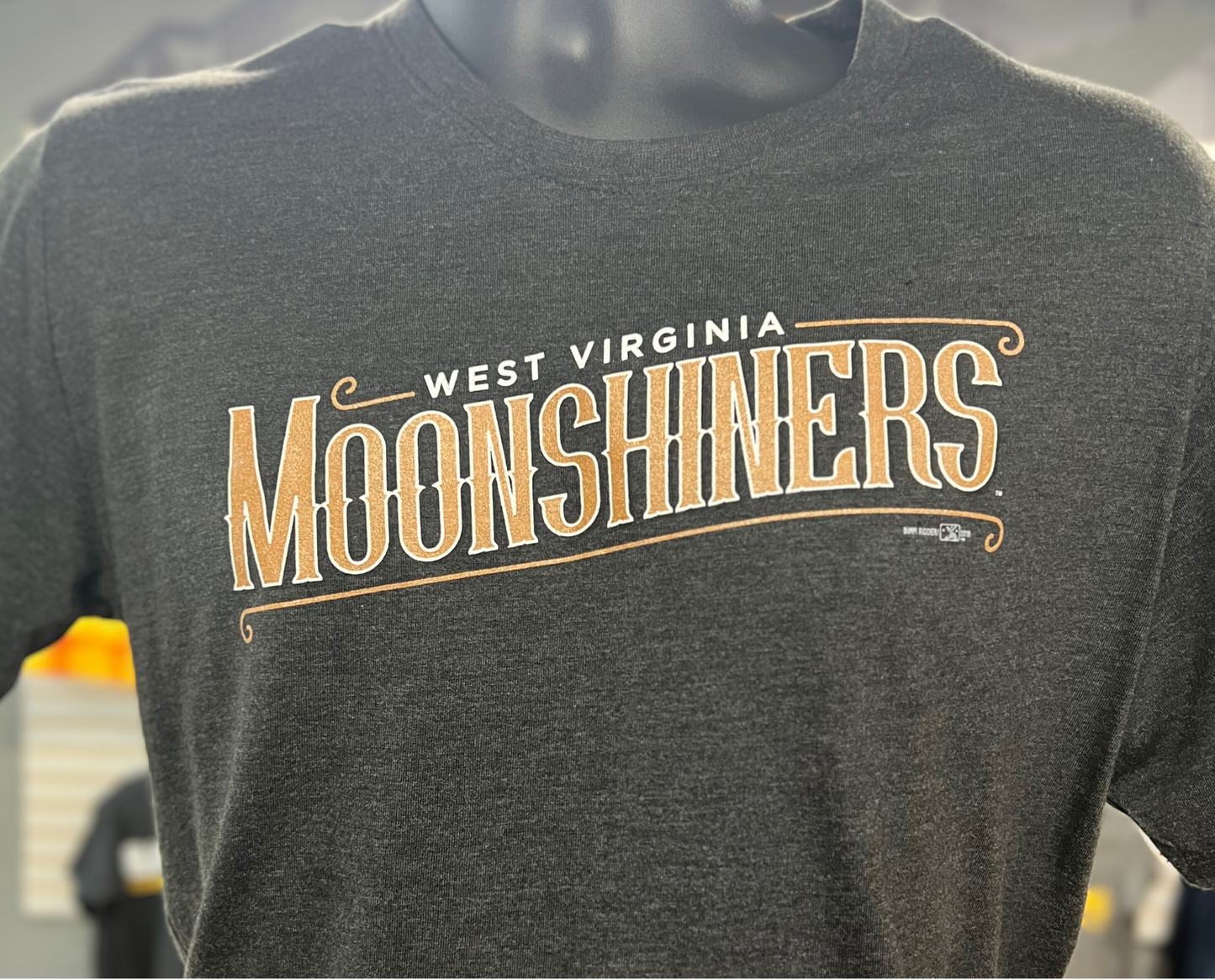 West Virginia Black Bears Moonshiners Heather T-Shirt