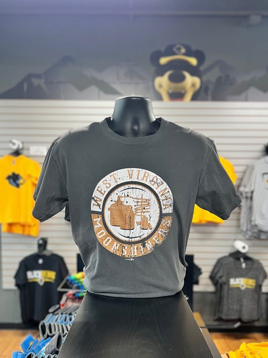 West Virginia Black Bears Moonshiners Pepper Dyed T-Shirt-0