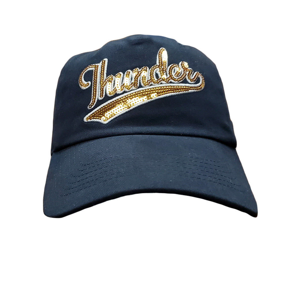 47 Women's Thunder Sparkle Swoop Adjustable Clean Up Cap