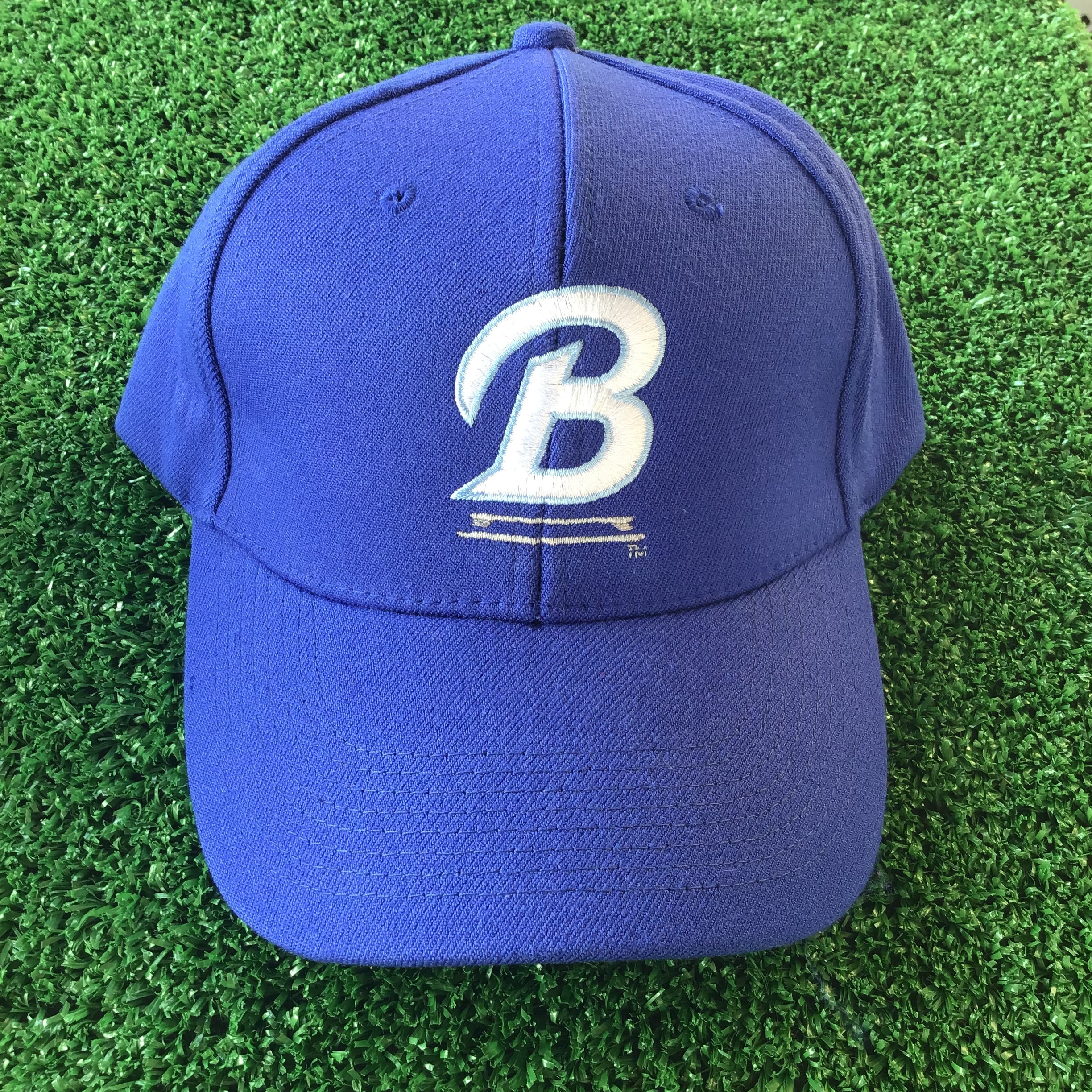B Logo Blue Rounded Bill-0
