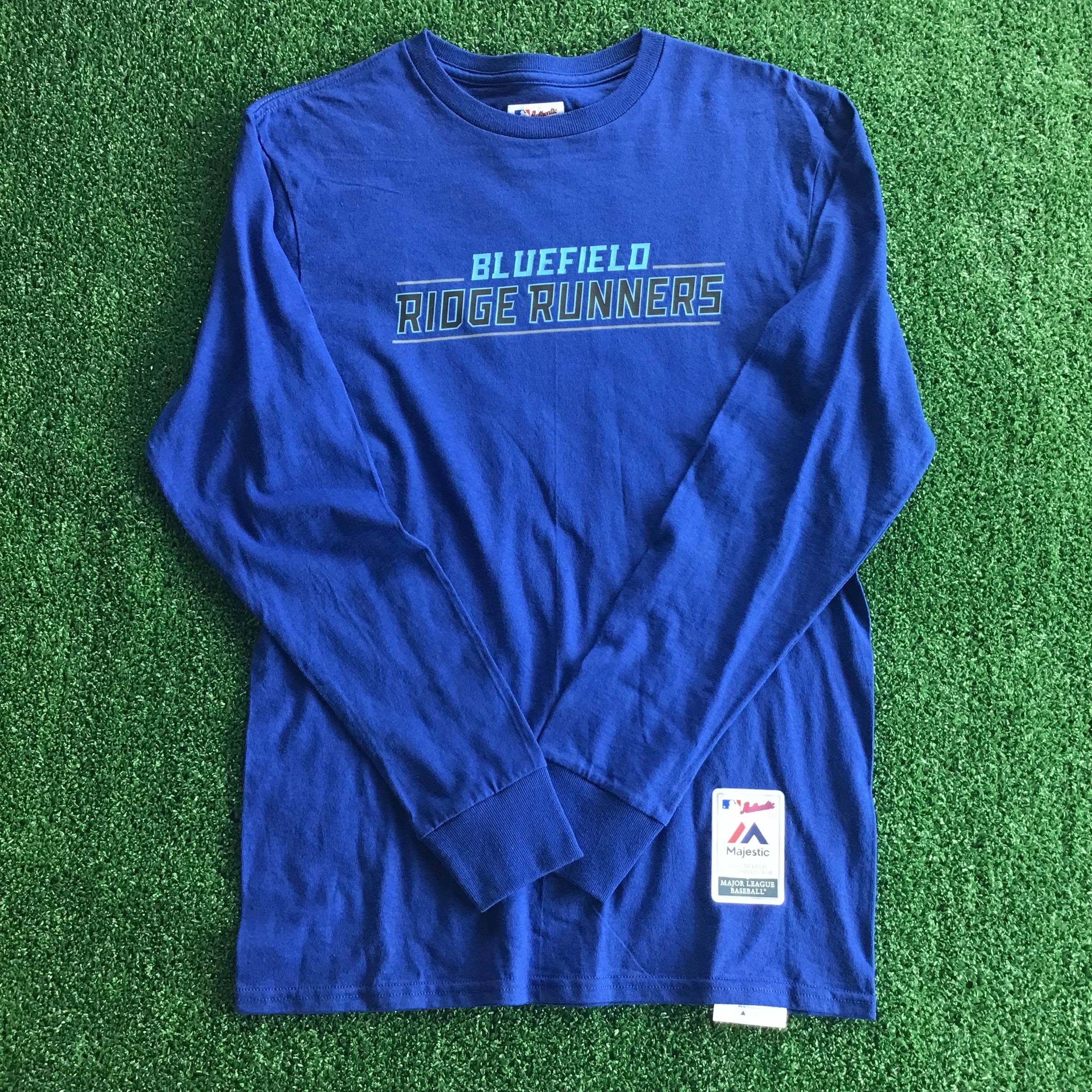 Bluefield Ridge Runners Royal Blue Cotton Long Sleeve-0