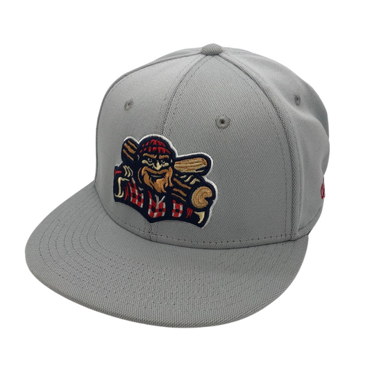 Williamsport Crosscutters Gray Alternate Fitted Cap-0