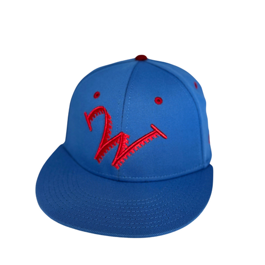 Williamsport Crosscutters Summer Aqua Home Fitted Cap-0