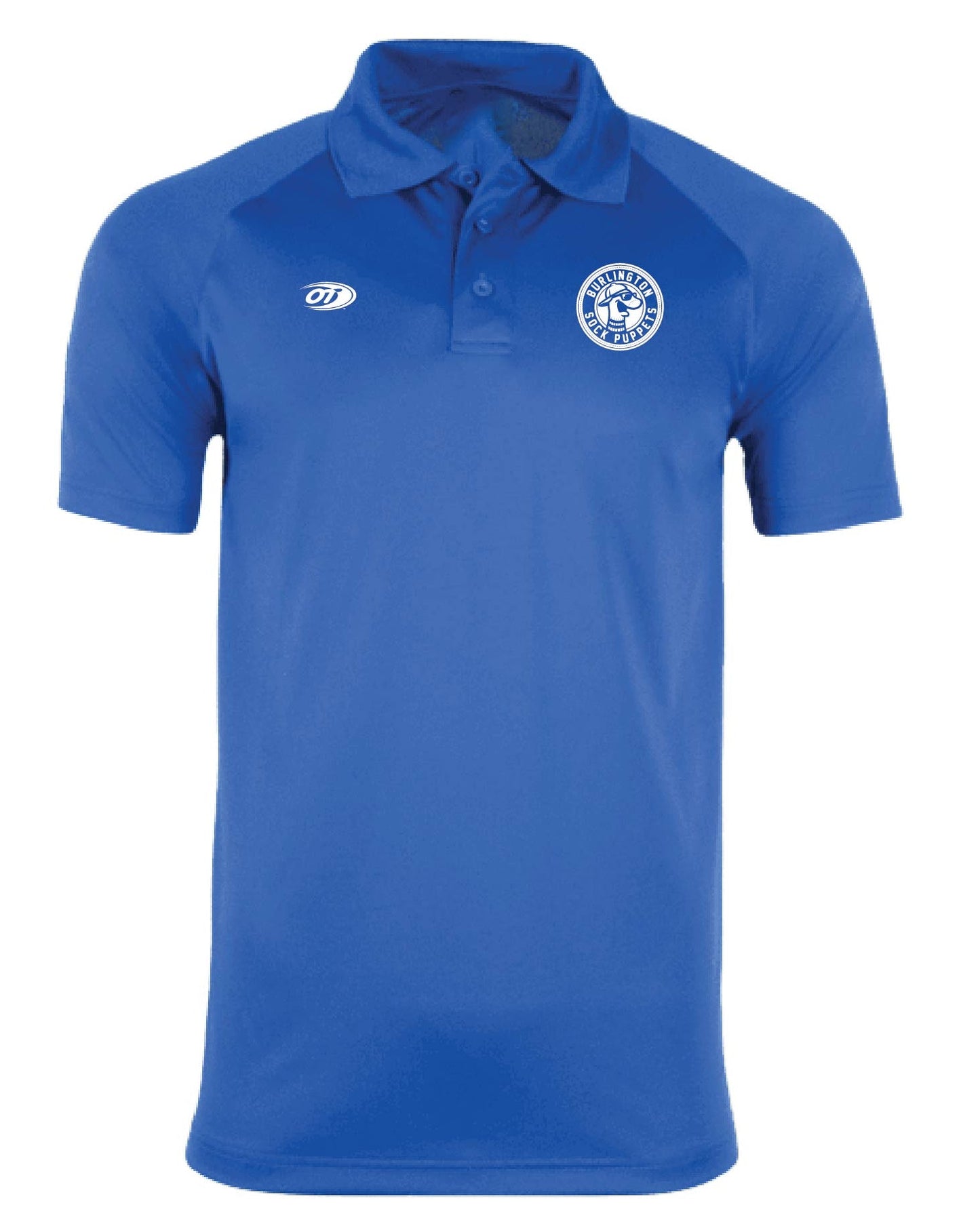 Royal Blue Circle Logo Polo
