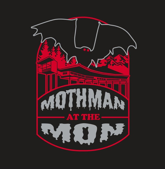 West Virginia Black Bears Youth Black Mothman T-Shirt-1