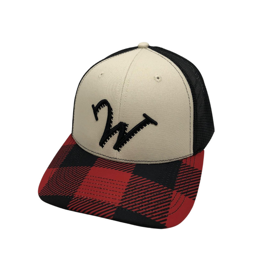 Williamsport Crosscutters Buffalo Check Home Adjustable Cap-0
