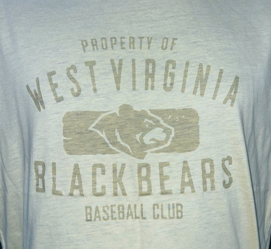 West Virginia Black Bears Youth Yellow Buddy Tee-1