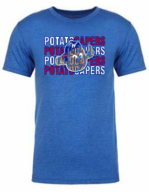 Williamsport Crosscutters Mens Potato Capers Repeater Tshirt-0
