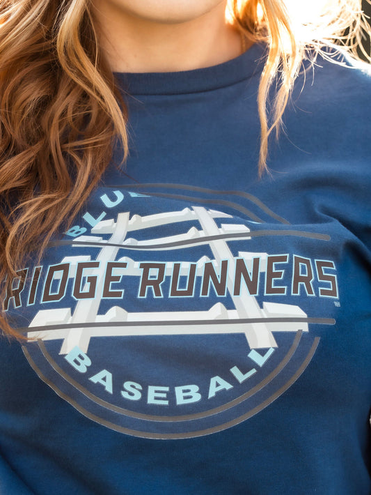 Bluefield Ridge Runners Royal Blue Cotton Long Sleeve-0