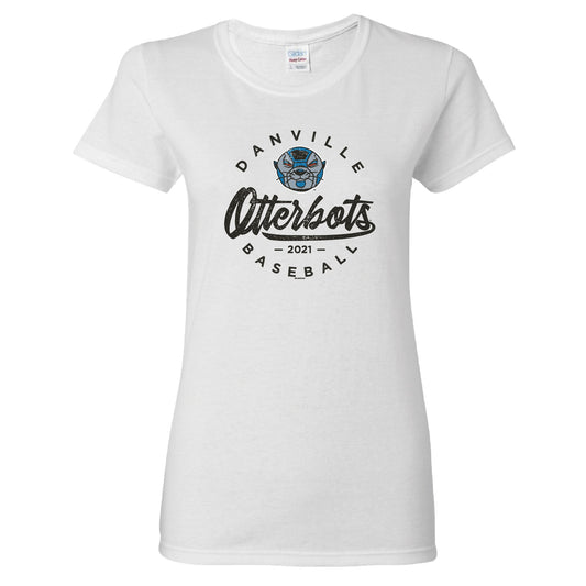 Otterbots Ladies Cut T - Otterbots Baseball-0