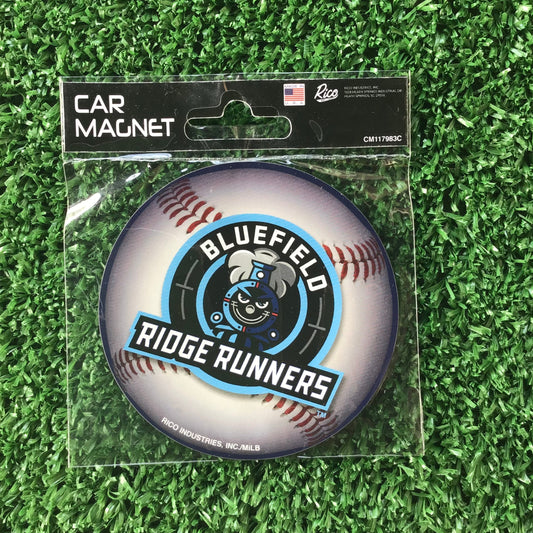 Baseball Train Logo Car Magnet-0