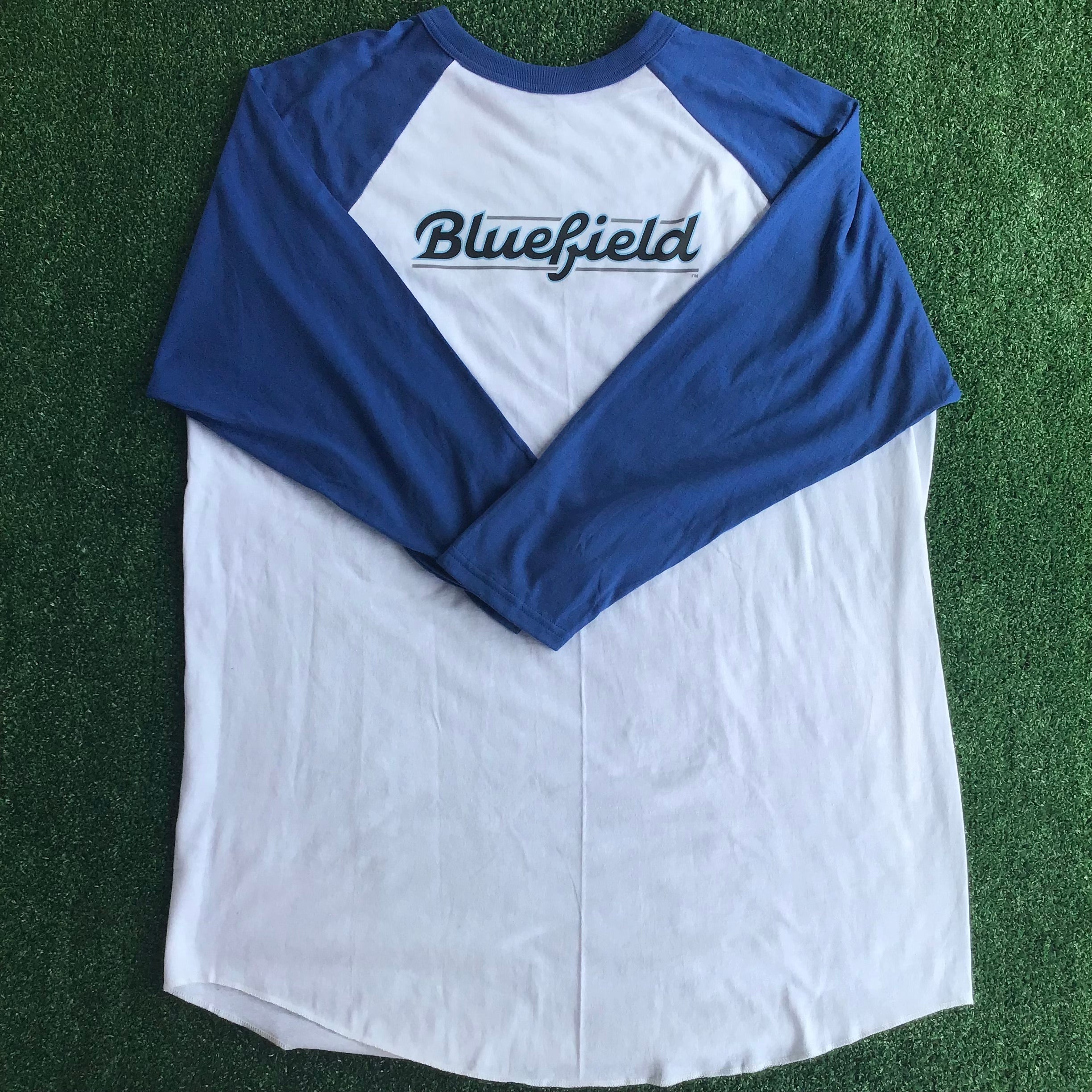 Bluefield White/Blue Cotton 3/4 Sleeve-0