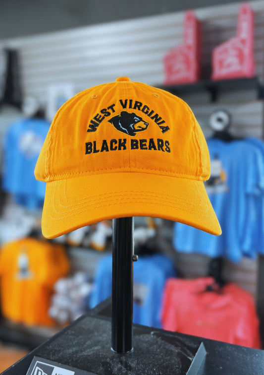 West Virginia Black Bears Gold Dad Adj. Hat-0