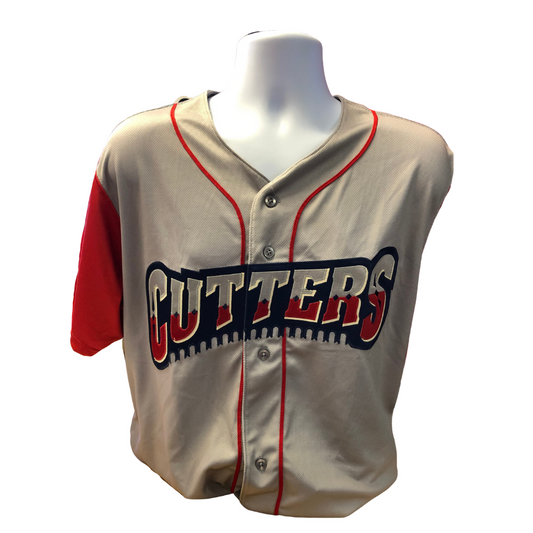 Williamsport Crosscutters Official Game Used Road Jersey-0