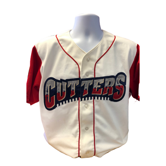 Williamsport Crosscutters Official Game Used Home Jersey-0