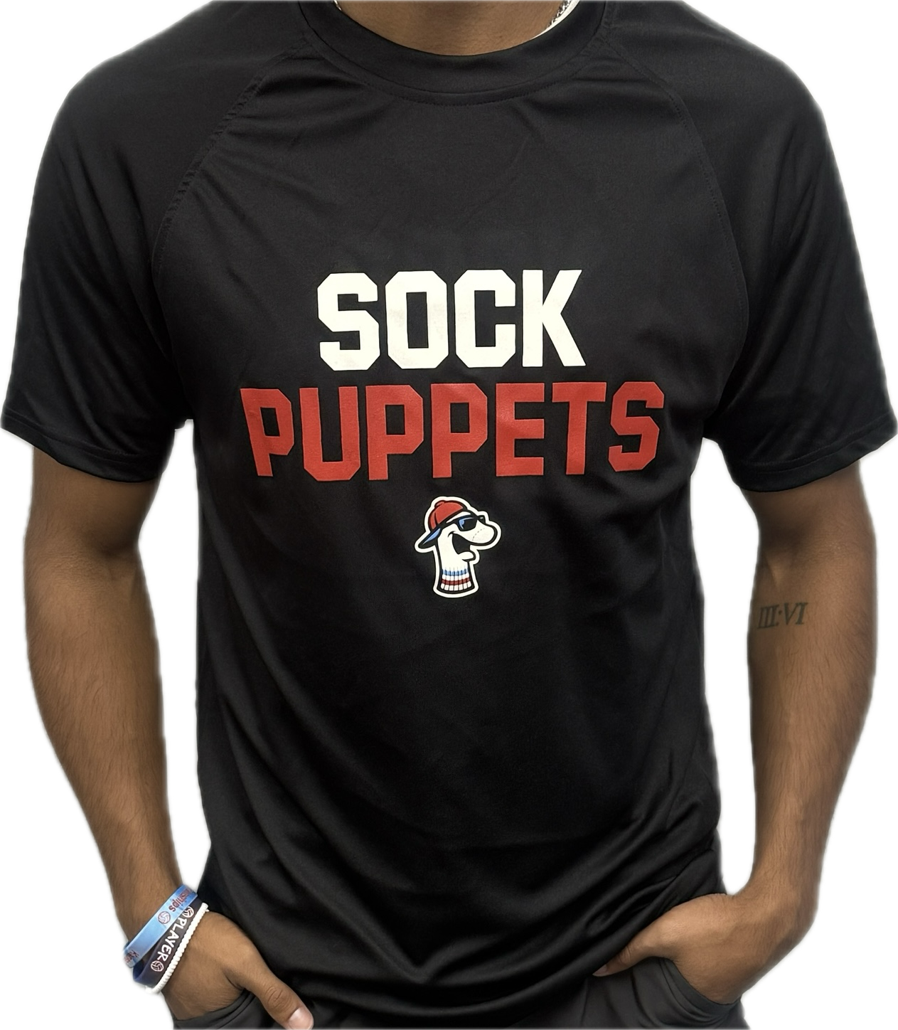 Sock Puppets Black "Rally Cry" Performance Tee