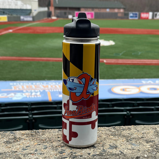 Aberdeen IronBirds - 22oz Maryland Flag Water Bottle-0