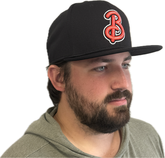 Sock Puppets Black "B Script" Alternate On-Field Cap-2