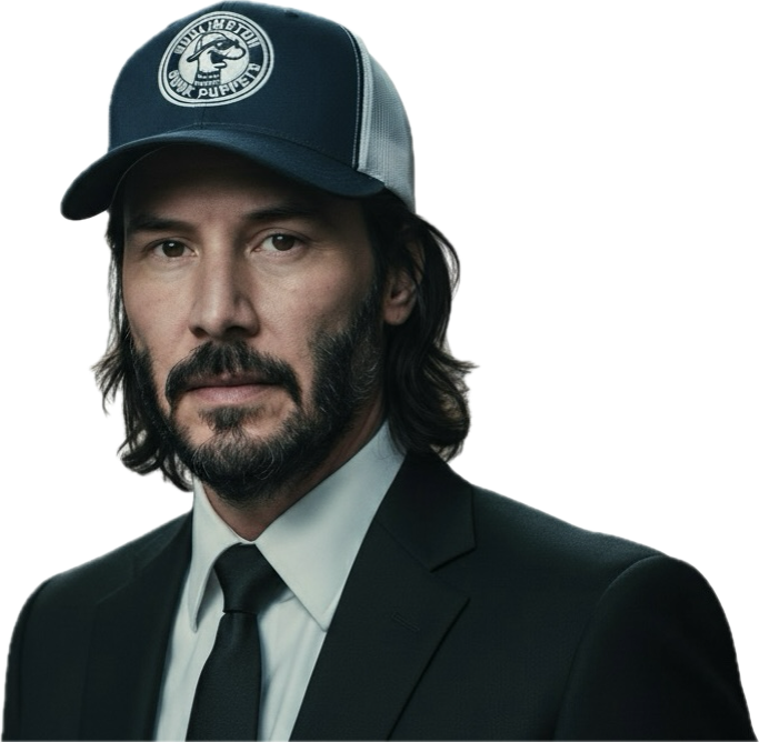 Sock Puppets Navy/White 112 Circle Snapback