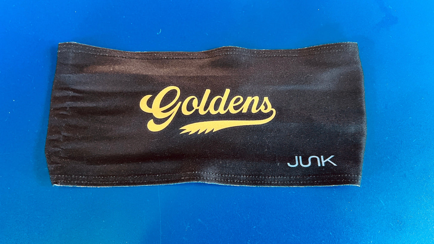 Goldens Black Wordmark Headband