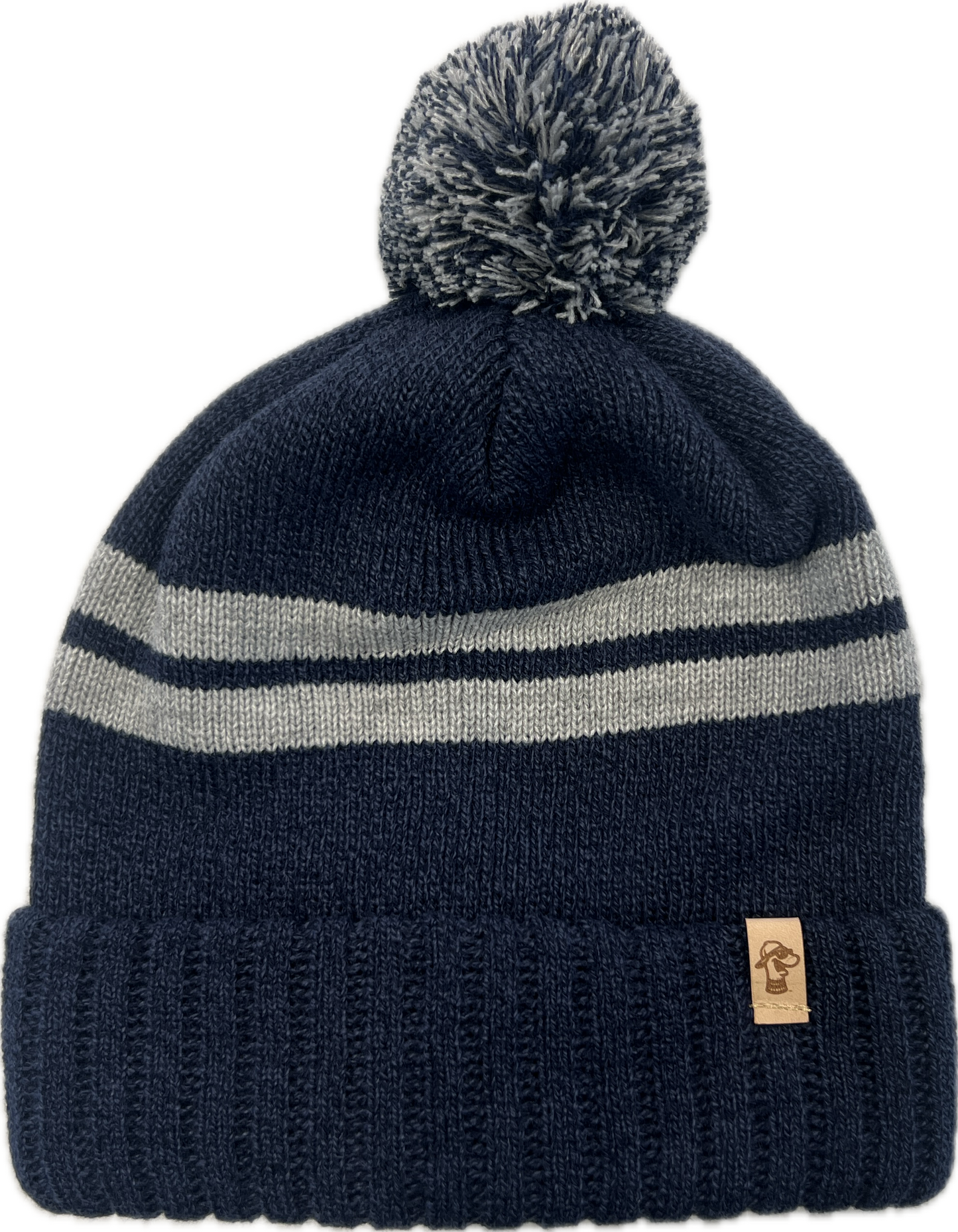 Sock Puppets Navy Pom Beanie