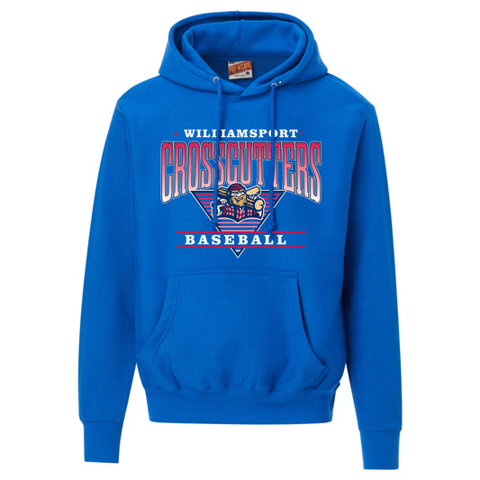 Williamsport Crosscutters Royal Fade Hoodie-0