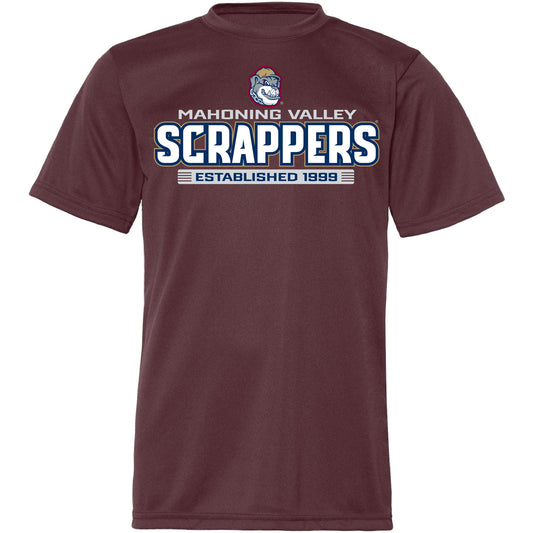 Youth Maroon Scrappers Performance Tee-0
