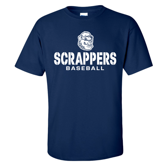 Vintage Navy Scrappers T-Shirt-0