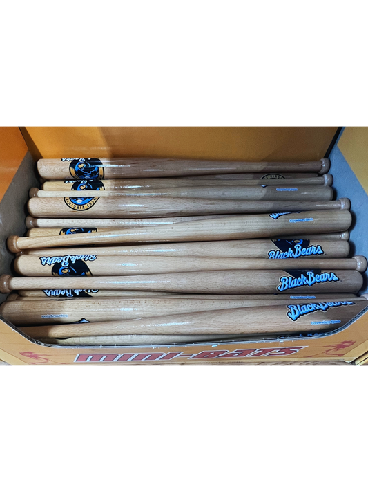 West Virginia Black Bears Colored Mini Bats-3