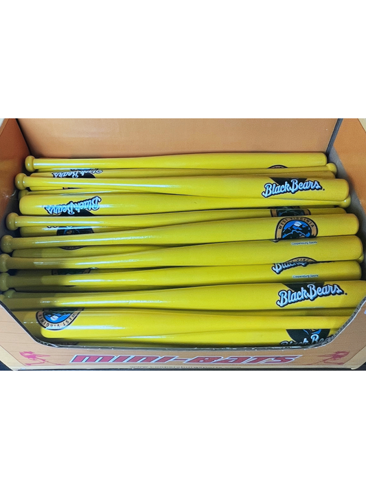West Virginia Black Bears Colored Mini Bats-0