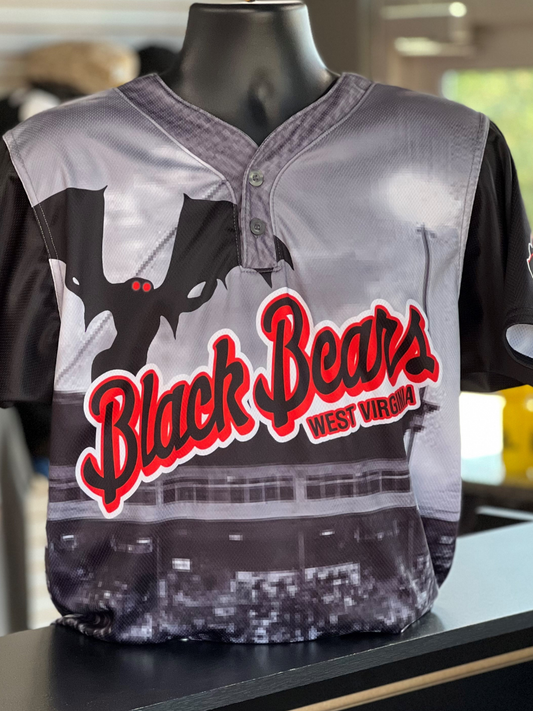 West Virginia Black Bears Replica Mothman Jersey-0