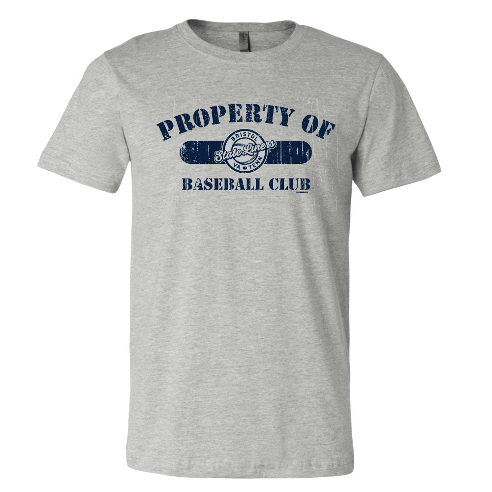 Bristol State Liners "Property of Bristol Baseball Club" Short Sleeve T-Shirt-0