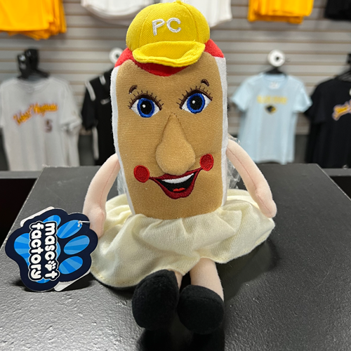 West Virginia Black Bears Pepperoni and Cheese Patty Doll-0