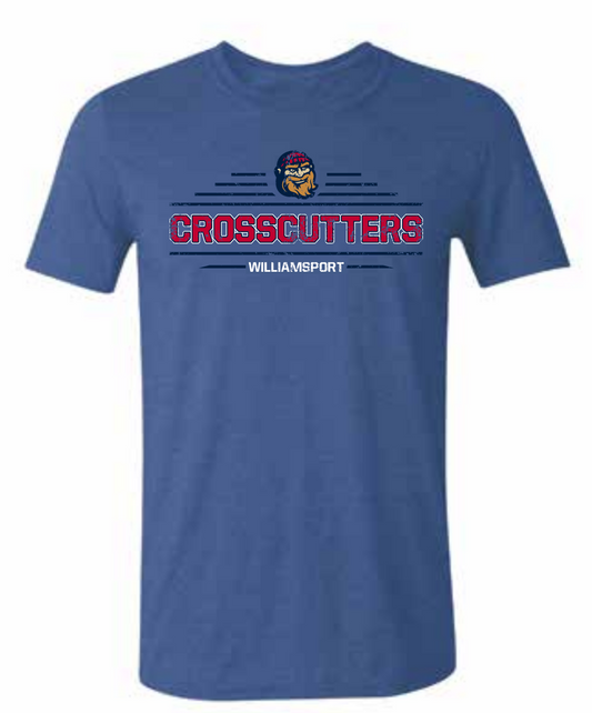 Williamsport Crosscutters Royal Rack Tshirt-0
