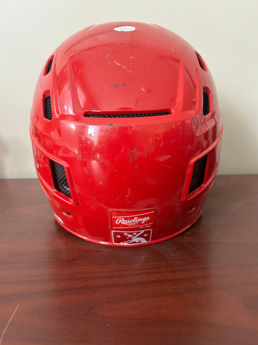 Greeneville Reds Game Used Helmet-1