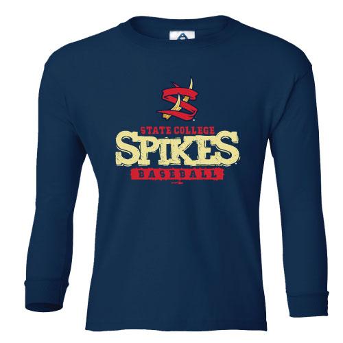 State College Spikes Youth Edition Long Sleeve T-Shirt-0