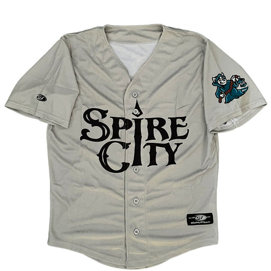Spire City Ghost Hounds Road Replica Jersey No Number-0