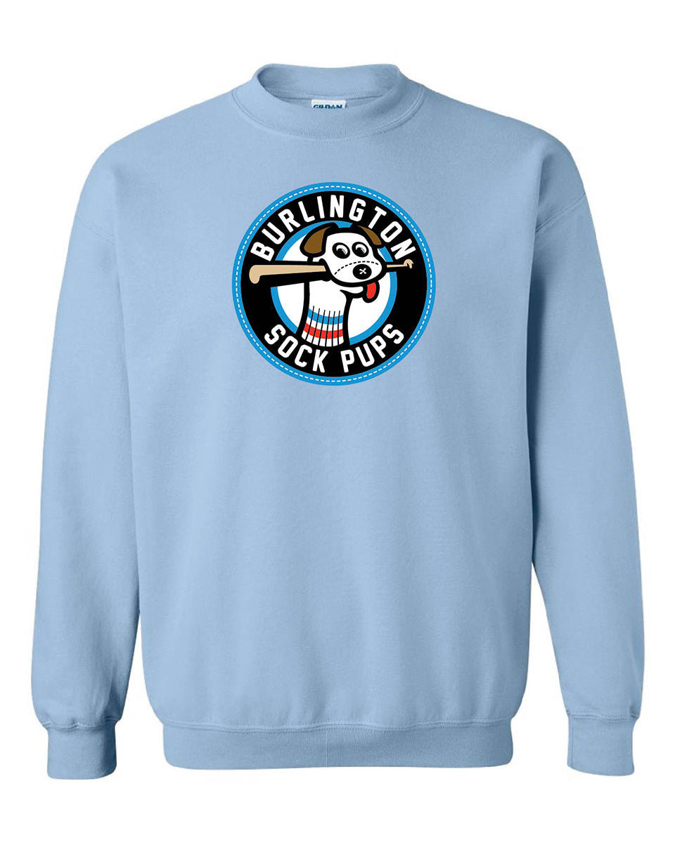 Sock Pups Light Blue Crewneck