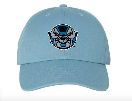 Colombia Blue Otterbots Head Logo Dad Cap-0