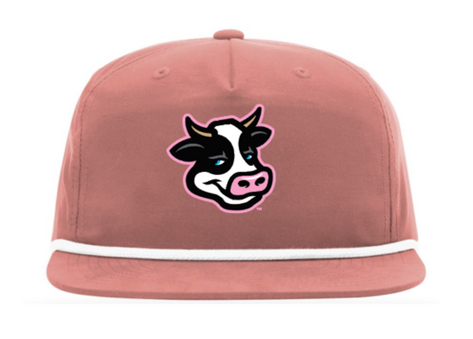 Dairy Daddies Dusty Pink Rope Hat-0