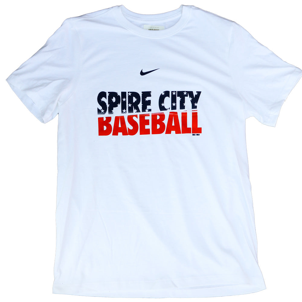 Spire City Ghost Hounds Nike White 4th of July Tee