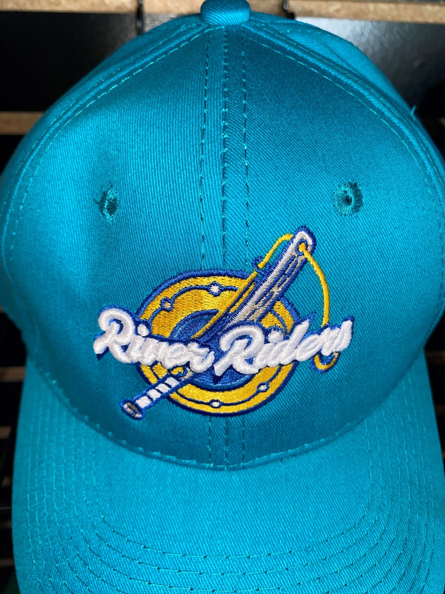 River Riders Hat Teal Logo