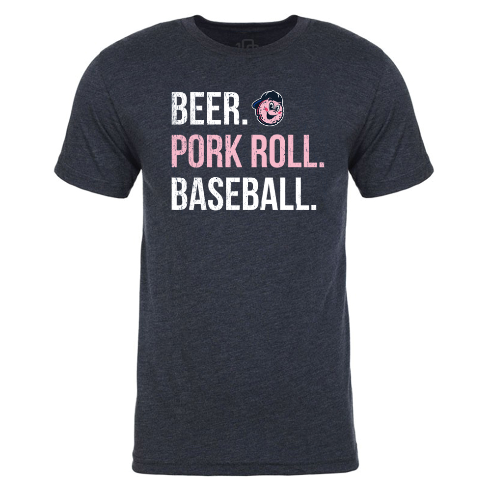 Beer Pork Roll Baseball Tee