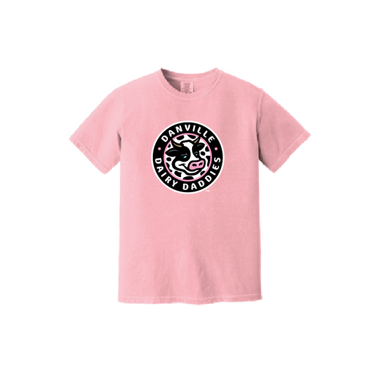 Dairy Daddies Short Sleeve Comfort Colors T - Pink-0